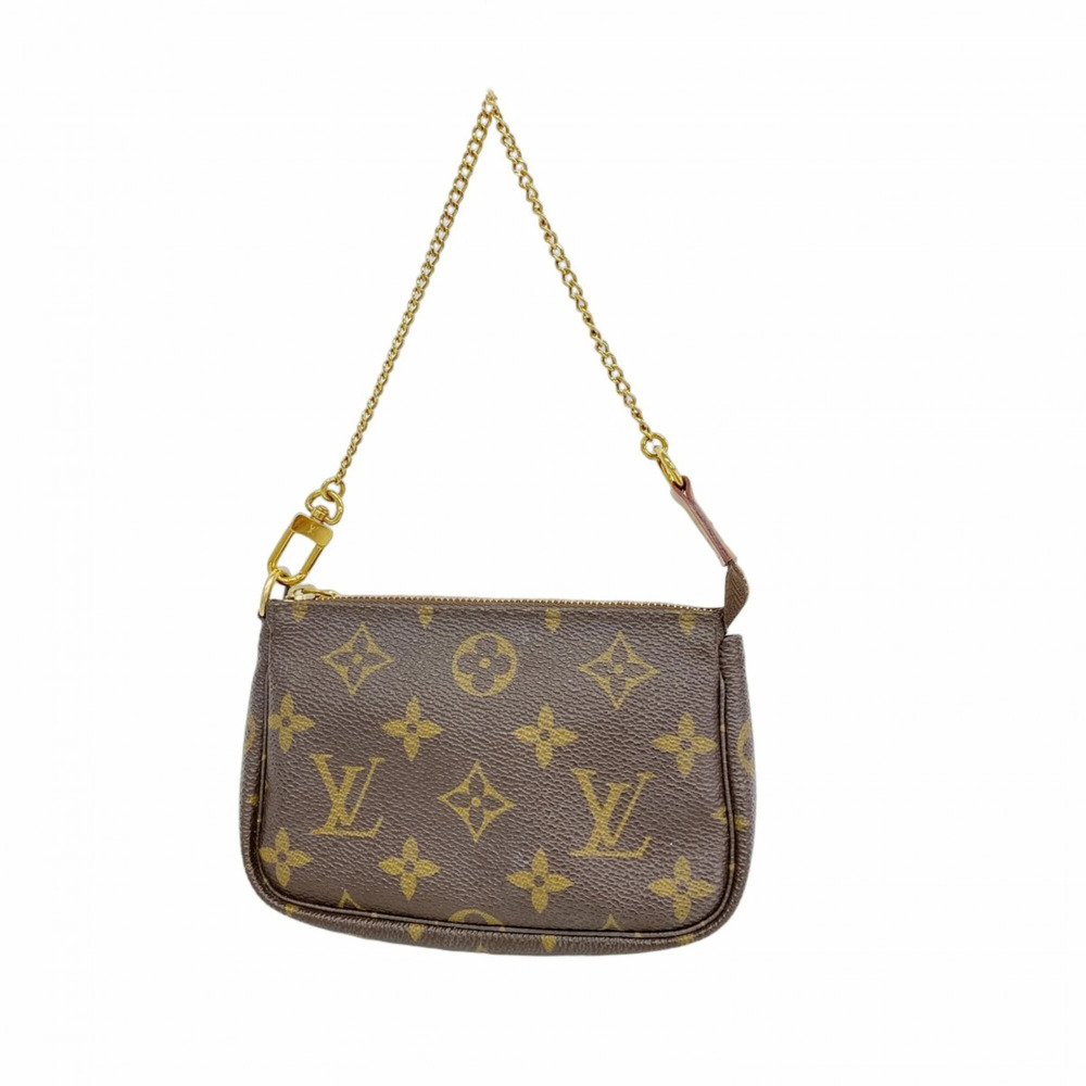 LOUIS VUITTON Brown Monogram Pochette Pouch - Picture 1 of 7
